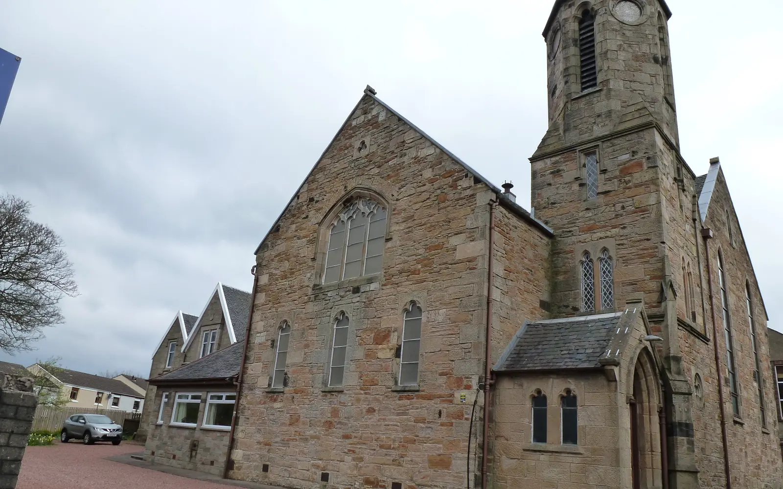 Chapelhall Church of Scotland in the centre of the village