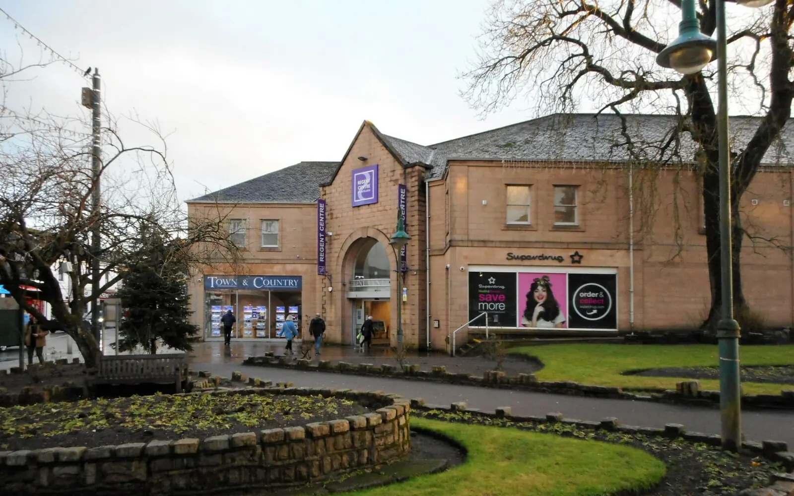 Entrance to the Regent Centre in Kirkintilloch town centre
